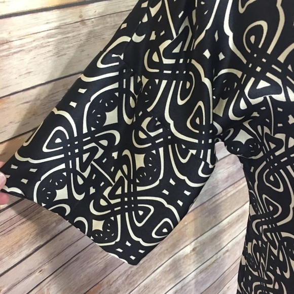 Laundry by Design Black and Cream Silk Dress - NWT - Picture 8 of 10